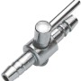 Hobby Lufthähnchen 4/6 Metall für Aquarien, Ersatzteil für Schlauchverbindungen.