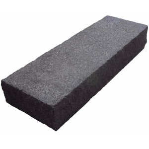Diephaus Blockstufe Maximo, schwarz, 112,5x34,5x15 cm, für Treppen und Wege.