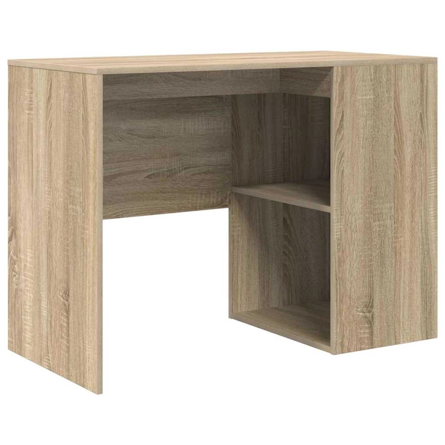 vidaXL Schreibtisch Sonoma-Eiche 102 x 50 x 75 cm Holzwerkstoff 869540 günstig online kaufen