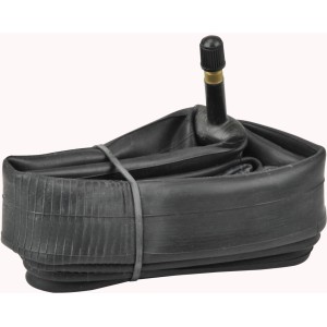 Fischer Fahrradschlauch für 650B+ Reifen (27,5 Zoll) mit Autoventil, zusammengerollt.