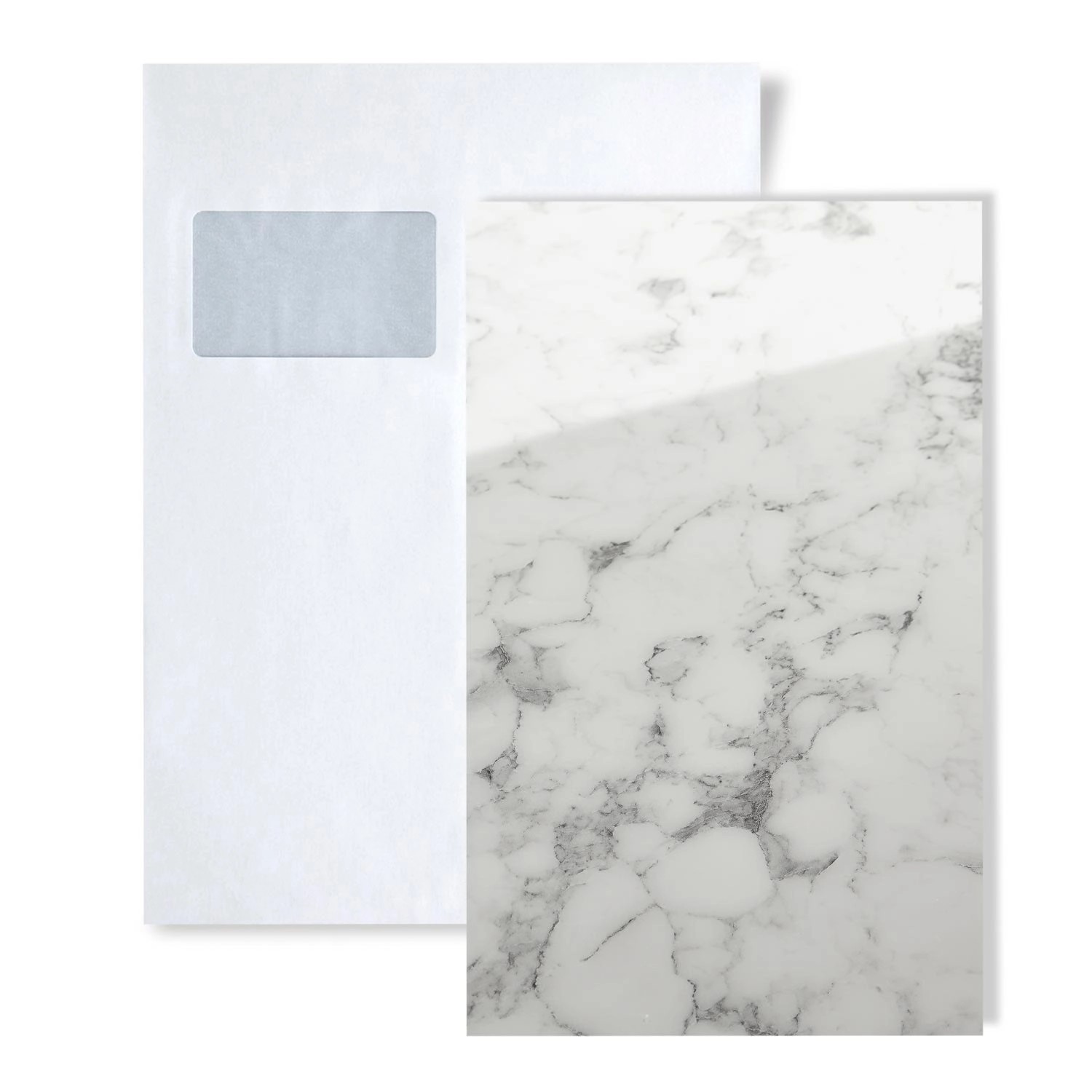 Wallface 1 MUSTERSTÜCK S-19345 DIN A5 Wandpaneel Muster MARBLE WHITE AR+ günstig online kaufen