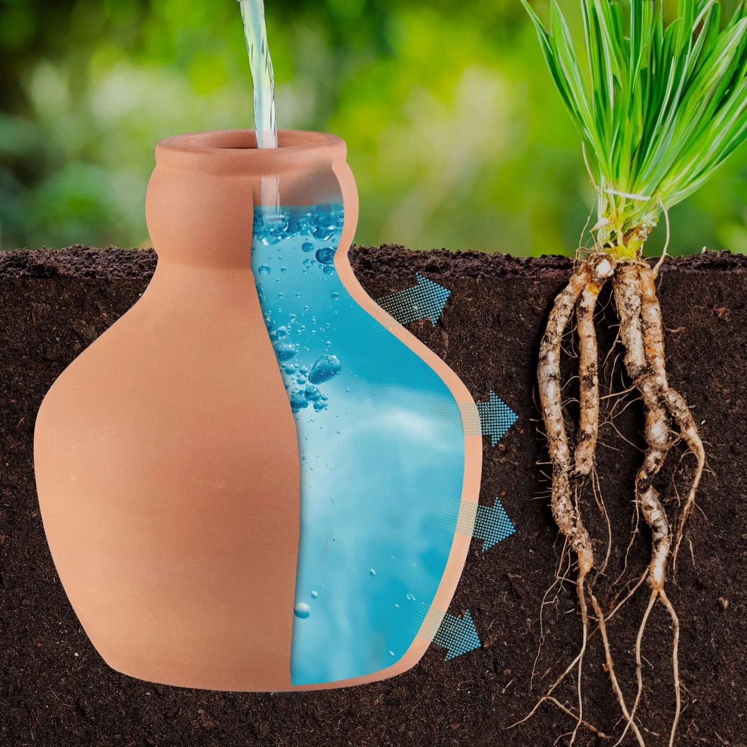 Relaxdays Ollas 3er Set Keramik Terrakotta Wasserdurchlässig 13 x ø 11 cm 550 ml kaufen bei OBI
