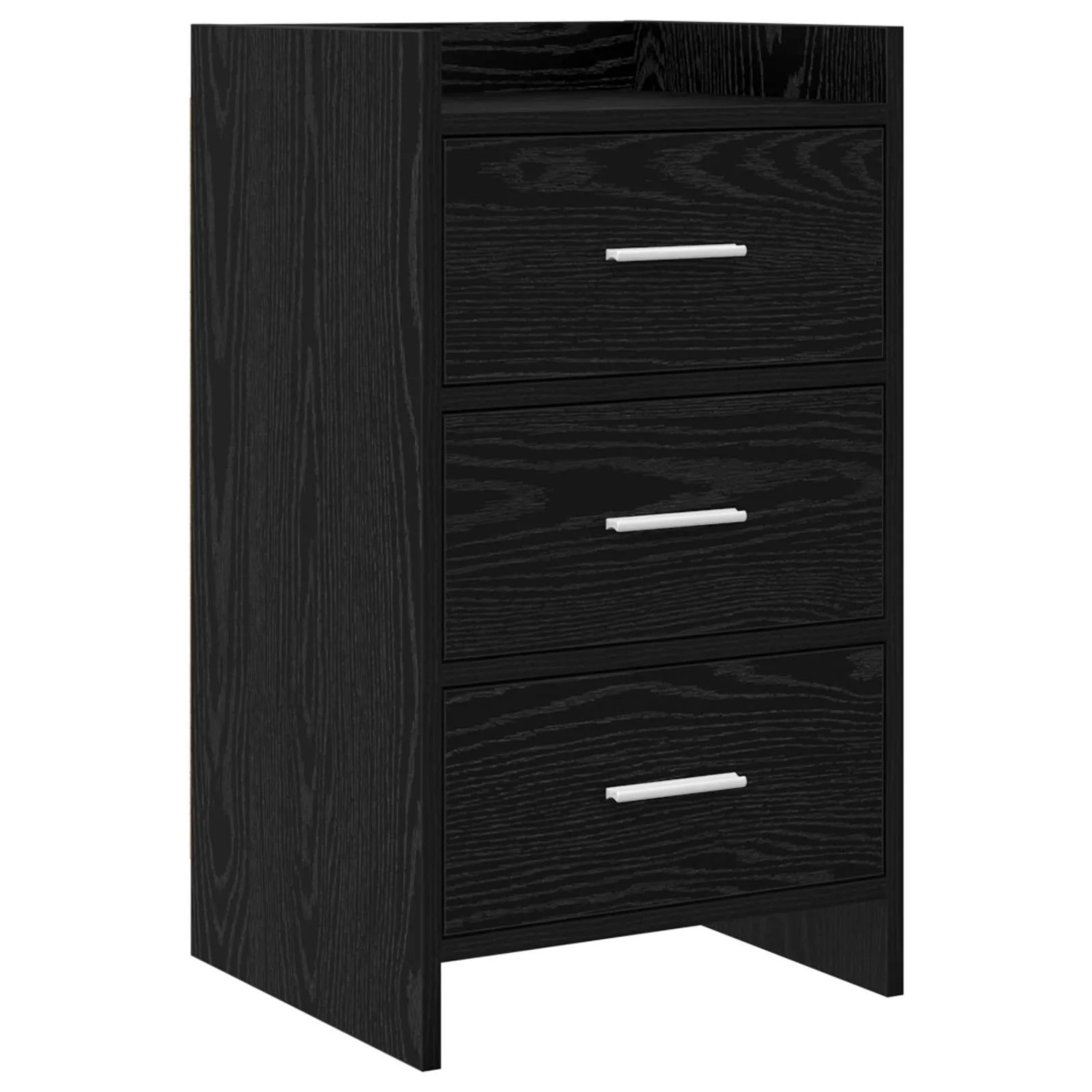 vidaXL Nachttische Schwarze Eiche 40 x 36 x 70 cm Holzwerkstoff 8011028