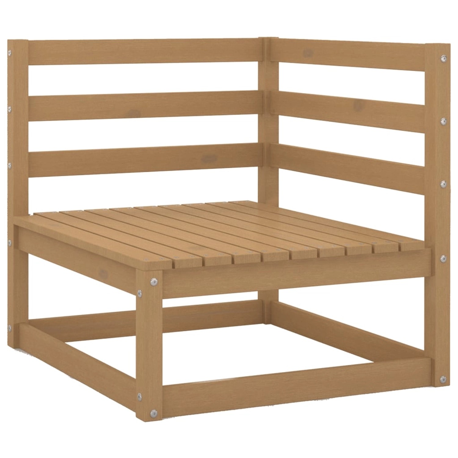 vidaXL 3-tlg Garten-Lounge-Set Honigbraun Massivholz Kiefer Modell 6 günstig online kaufen