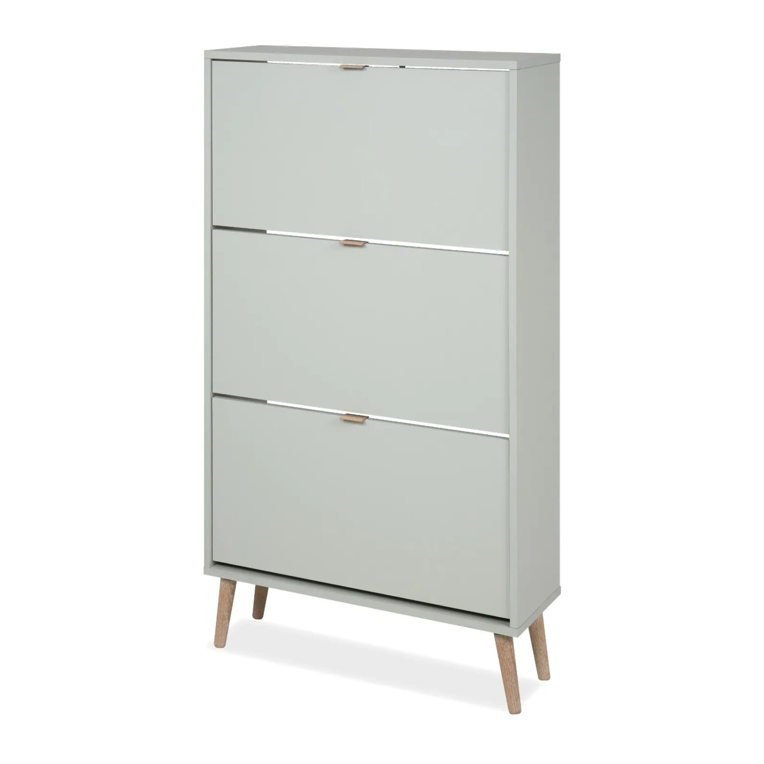 Furn.Design Schuhschrank in Grün 70 x 125 cm Aldan