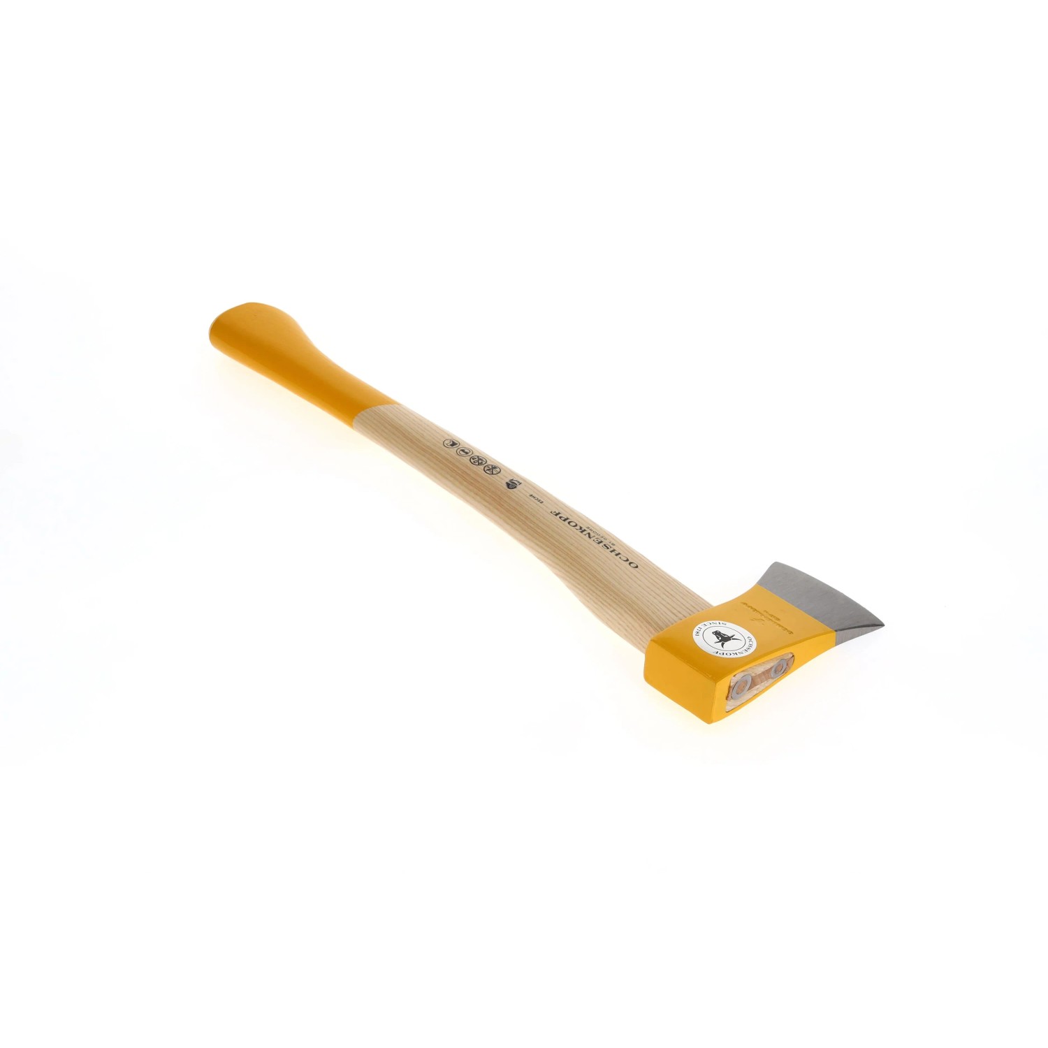 OCHSENKOPF Sappie In Tiroler Form – Forstwerkzeug Mit Eschenstiel, Gezahnter Kopf, 1100 Mm, 2300 G, Aus Österreich