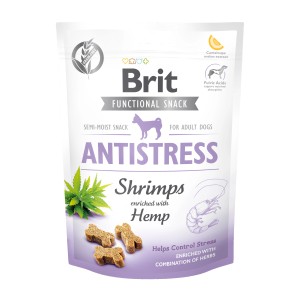 Brit Care Antistress Hunde-Snacks mit Garnele & Hanf, getreidefrei, 150g.