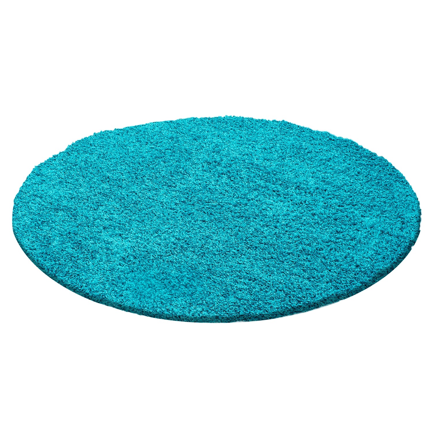 Ayyildiz Hochflorteppich Life 1500 Türkis Ø 200 cm günstig online kaufen
