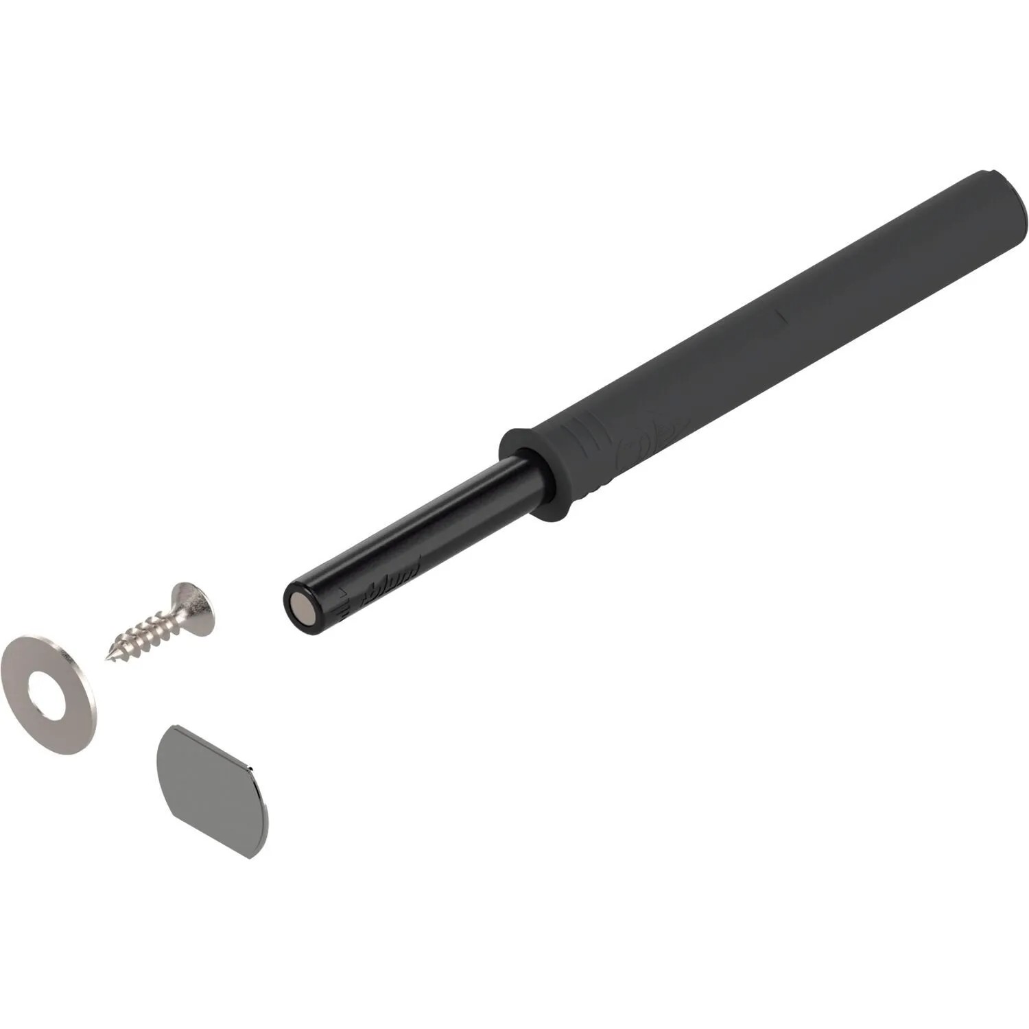 Blum Türöffner Tip On 956A1004 Langversion mit Magnet Carbonschwarz