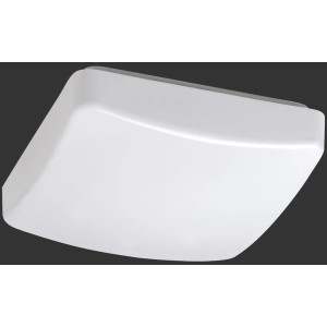 Weiße Reality LED Deckenleuchte Patz aus Kunststoff, quadratisch.