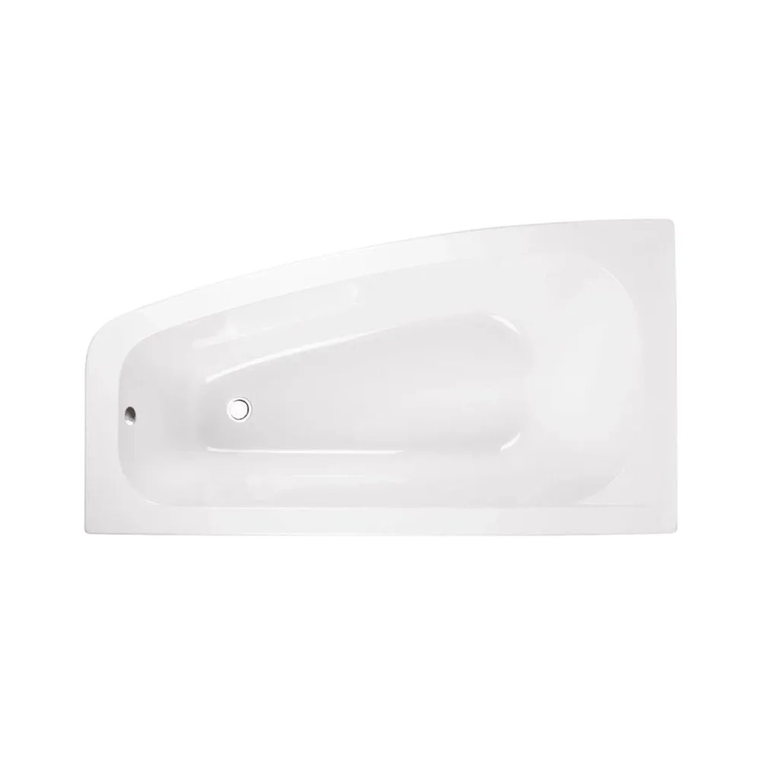 Bad Land Eckbadewanne 150x80 Links mit Styroporverkleidung inkl. Ablauf & Füße