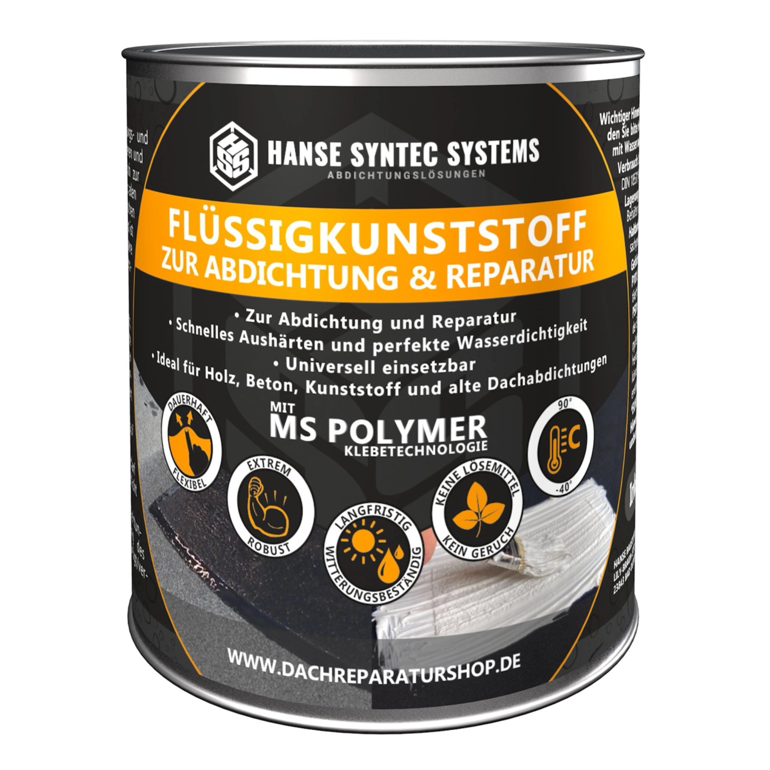 HSS Flüssigkunststoff 300g Schwarz
