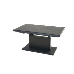 Rechteckiger, ausziehbarer Gartentisch Talina von Siena Garden mit Ferrostone-Tischplatte.