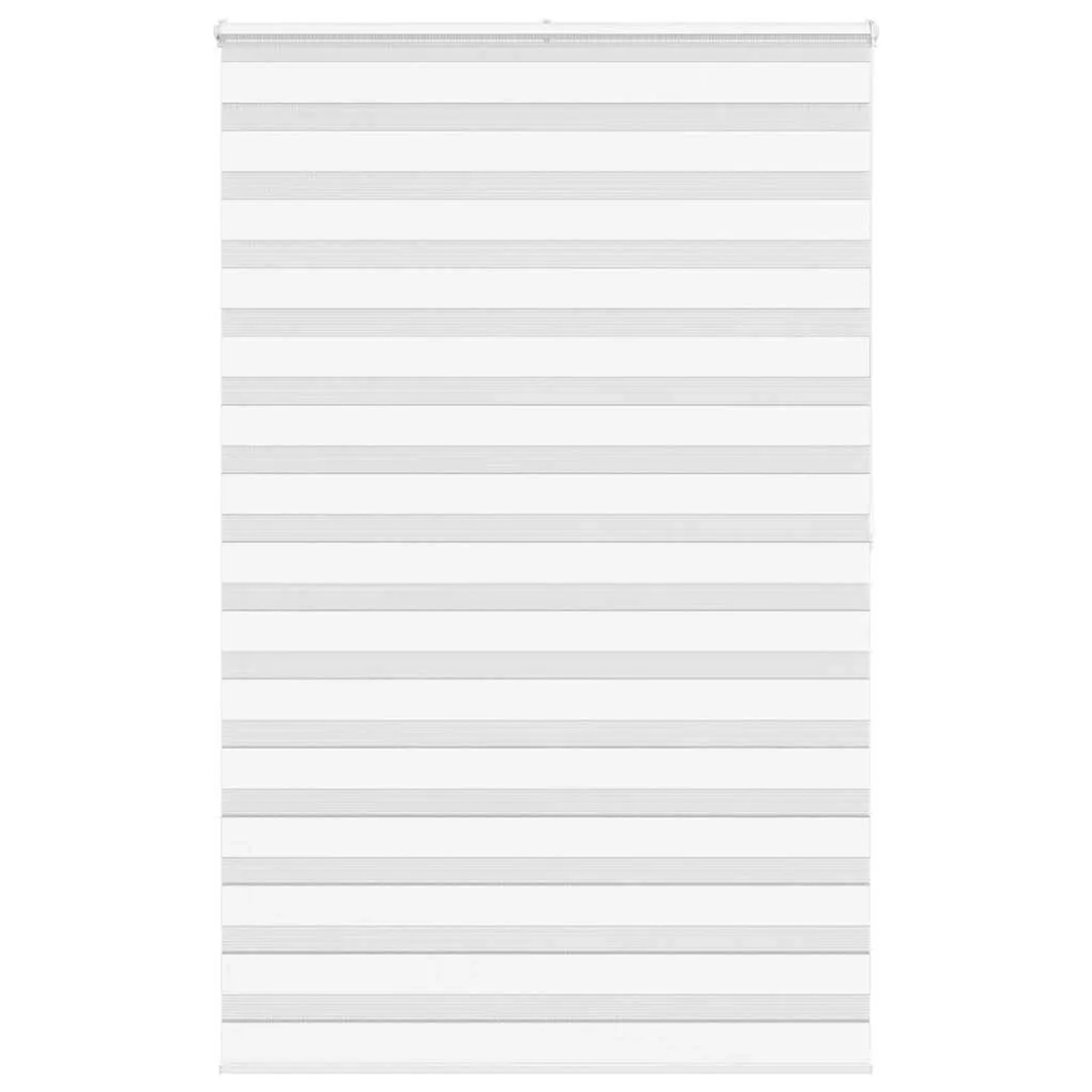 vidaXL Doppelrollo Weiß 145x200 cm Stoffbreite 140,9 cm Polyester 4014790