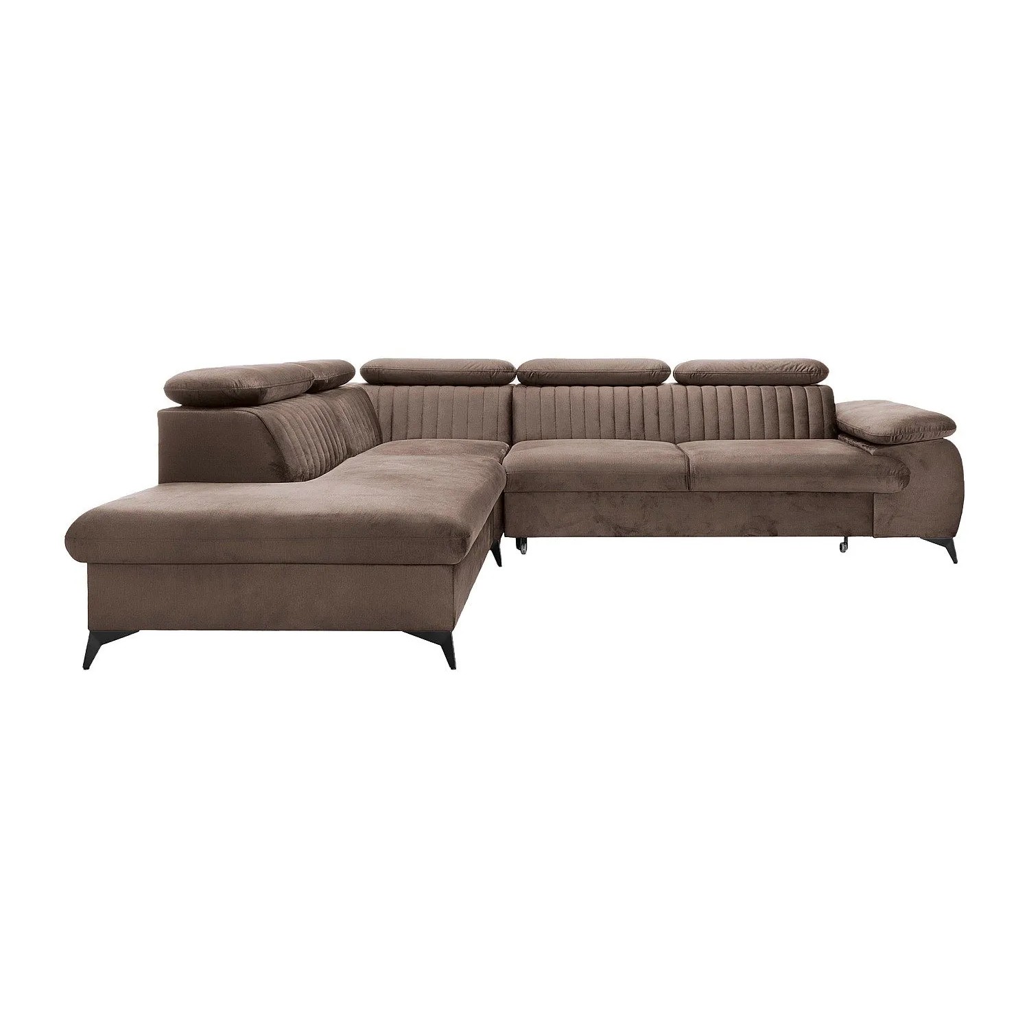 Vente-unique Schlafsofa Samara Taupe 275 cm