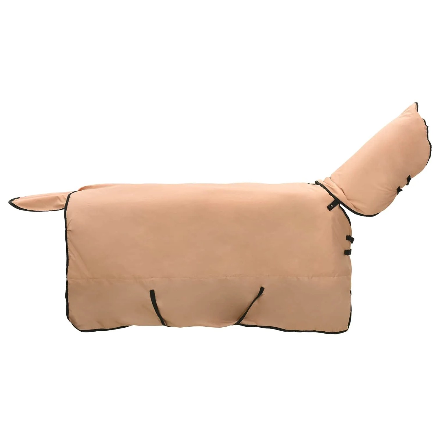 vidaXL Pferdedecke Cappuccino 75 cm Polyester 42013177