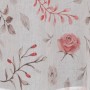 Schlaufenpanneau Rachele in Rosa-Grau mit floralem Muster für Fenstervorhänge.