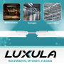 LUXULA LED Feuchtraumleuchte 150cm, geeignet für Werkstatt, Garage und Lagerhalle.