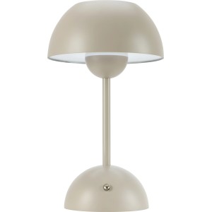 Solar-LED-Tischleuchte Messina Ø 16 cm x 27,5 cm Beige