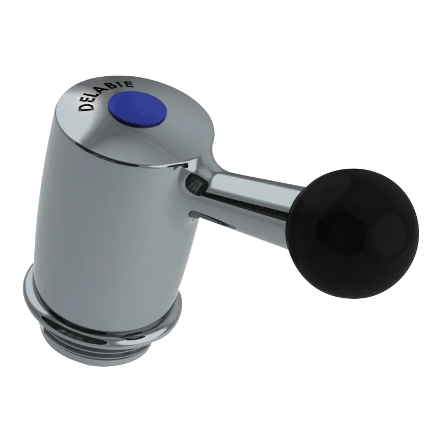 Delabie Oberteil komplett 1/2-Umdrehung TW mit Griff, rechts öffnend