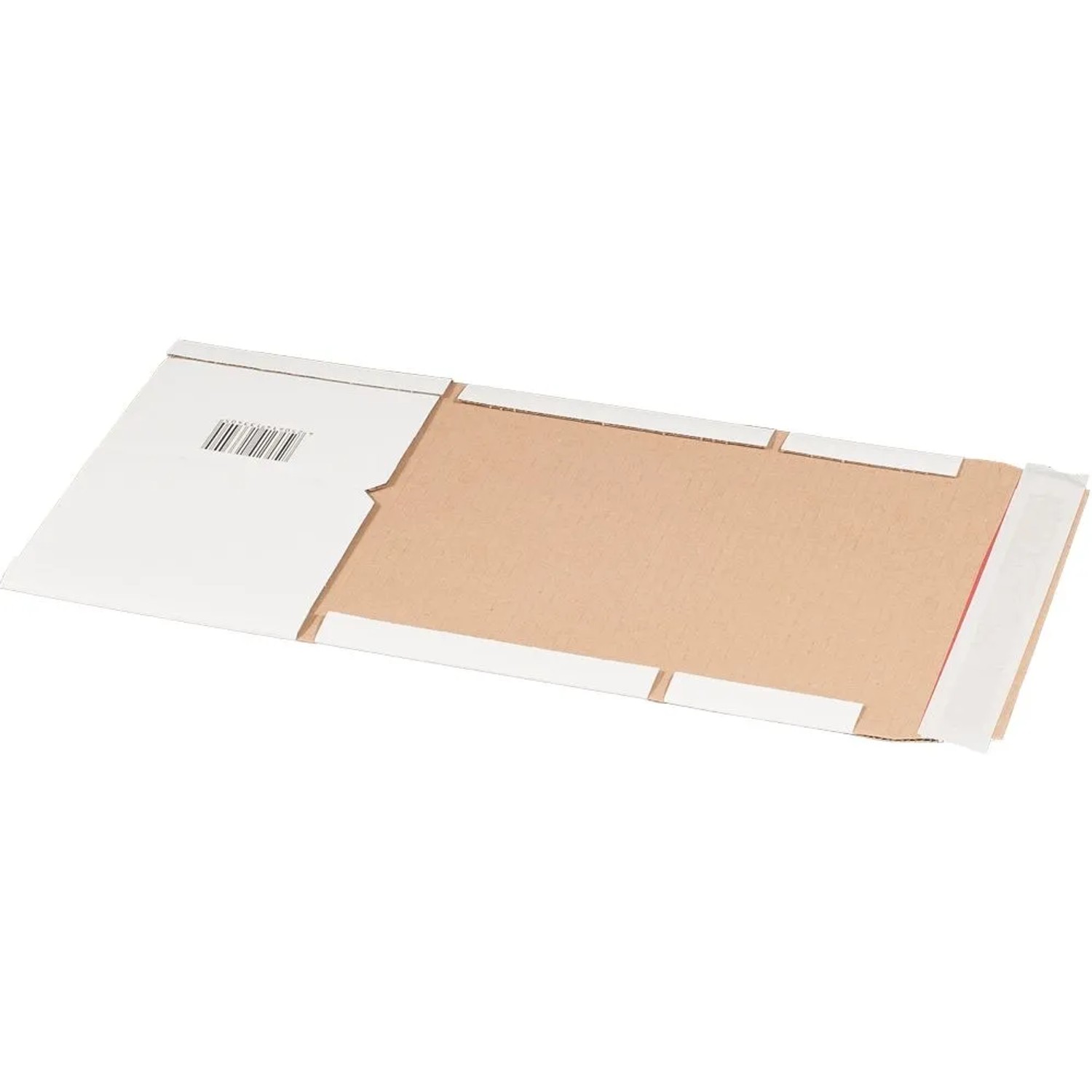 PROREGAL Mega Deal 225x Universalverpackung A5 LxBxH 217x155x60mm mit Selbstklebeverschluss & Aufreißfaden Variable Höhe Weiß Wickelverpackung