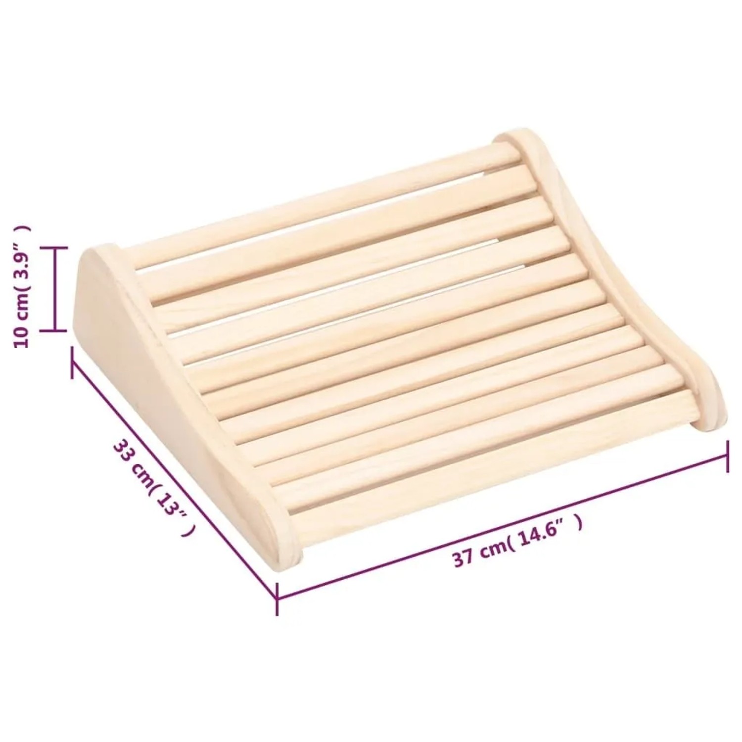 vidaXL Sauna-Kopfstütze Massivholz Kiefer 51690_6
