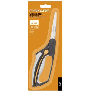 Fiskars Buchsbaumschere S50 im Karton, Gartenschere für präzise Formschnitte.