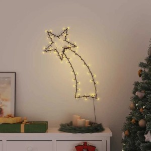 vidaXL Weihnachtsbeleuchtung Sternschnuppen-Silhouette 115 LEDs 4019605