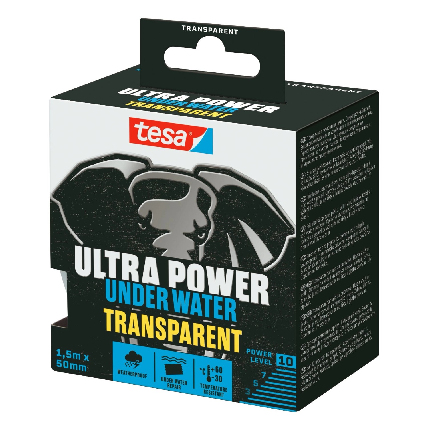 Tesa Reparaturband Ultra Power Under Water 150 cm x 5 cm Transparent günstig online kaufen