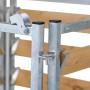 Detailansicht Bellissa Komposter mit Sieb: Holz- und Metallkonstruktion.