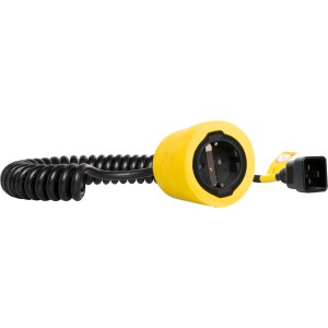 Schellenberg Spiralkabel 28m für Smart Drive L/XL Garagentorantriebe, mit gelbem Stoßschutz.
