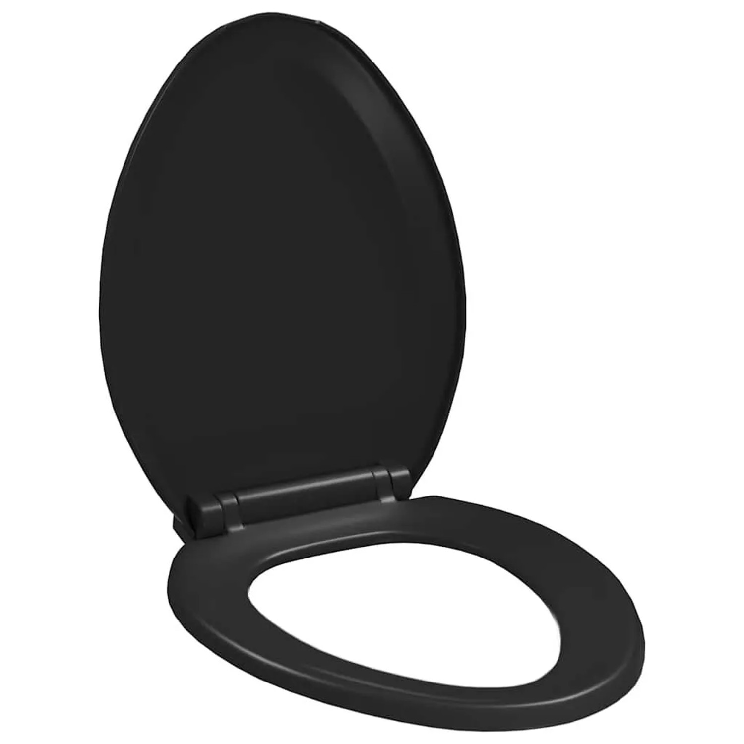vidaXL Toilettensitz mit Absenkautomatik und Quick-Release Schwarz 145020