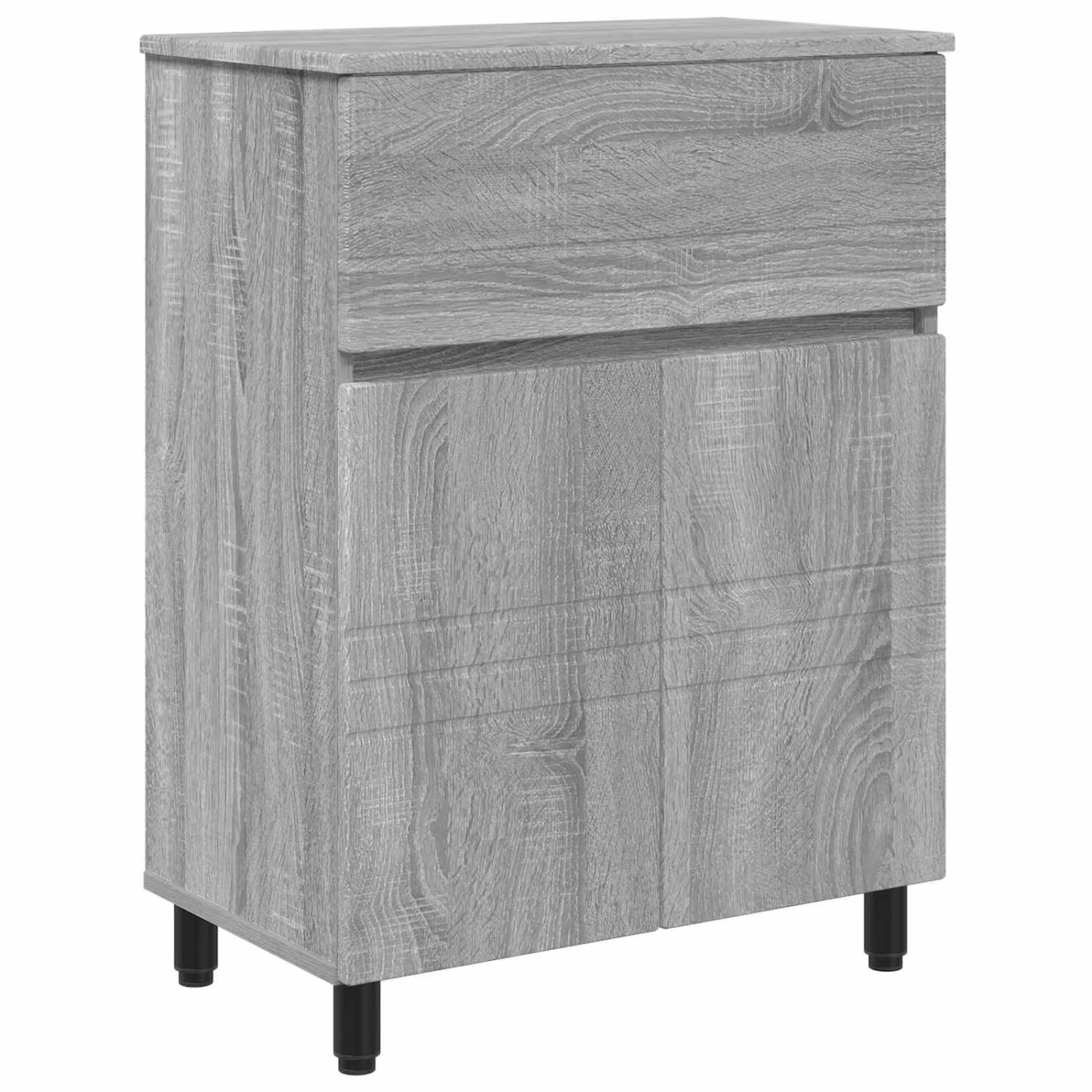vidaXL Waschtisch Sonoma-Grau 60 x 35 x 80 cm Holzwerkstoff 889421