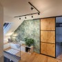 Schienensystem: Schwarzer Paulmann URail L-Verbinder aus Metall/Kunststoff in modernem Wohnraum.