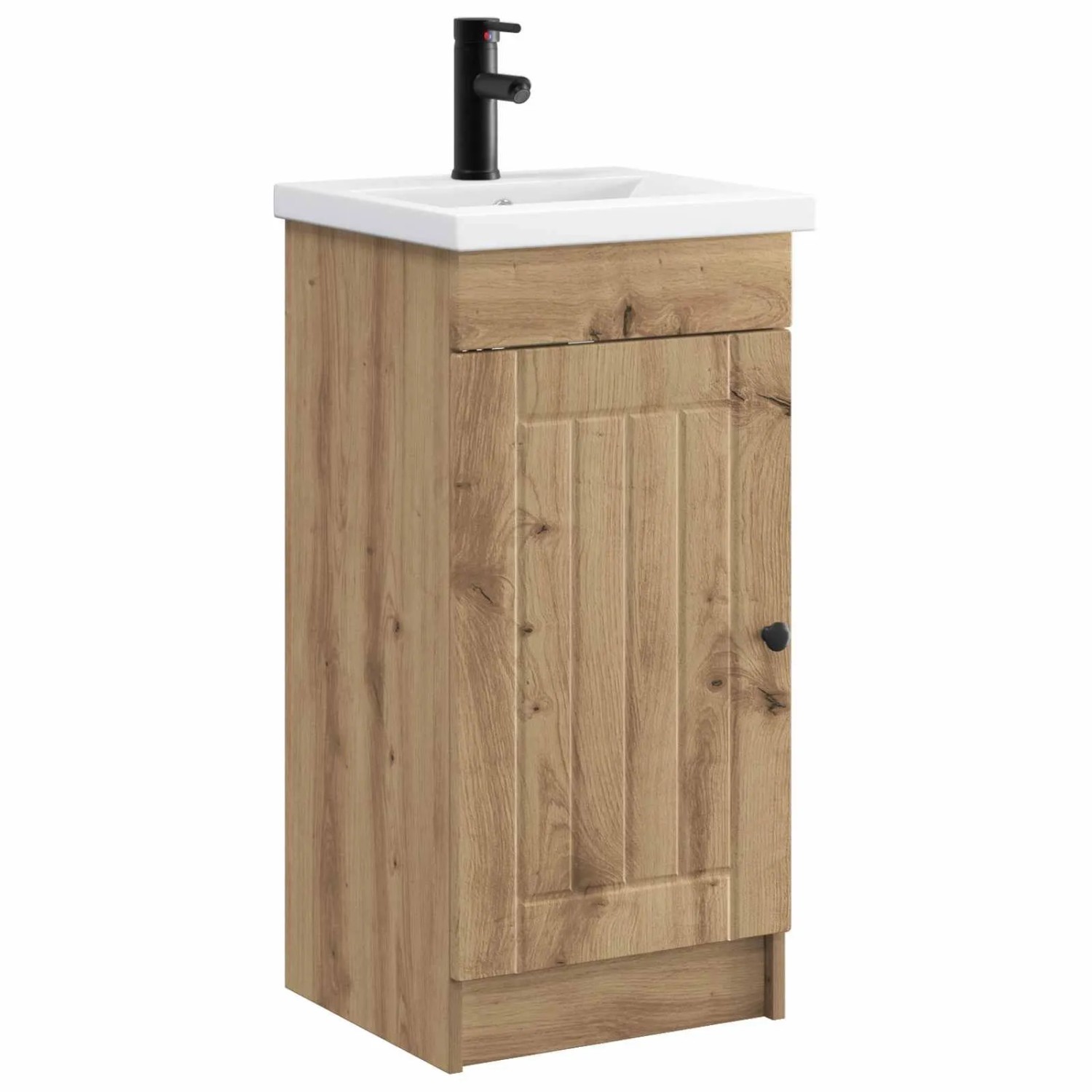vidaXL Badezimmerschrank mit Waschbecken Artisan-Eiche 890033