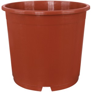 Geli Containertopf, ca. Ø 17cm, 2,4l, Terrakotta, Pflanzkübel aus Kunststoff für Innen- und Außenbereich.