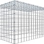 Gabiona Anbaukorb Typ 3, 50x80x50cm, Maschenweite 5x5cm, aus verzinktem Drahtgitter.
