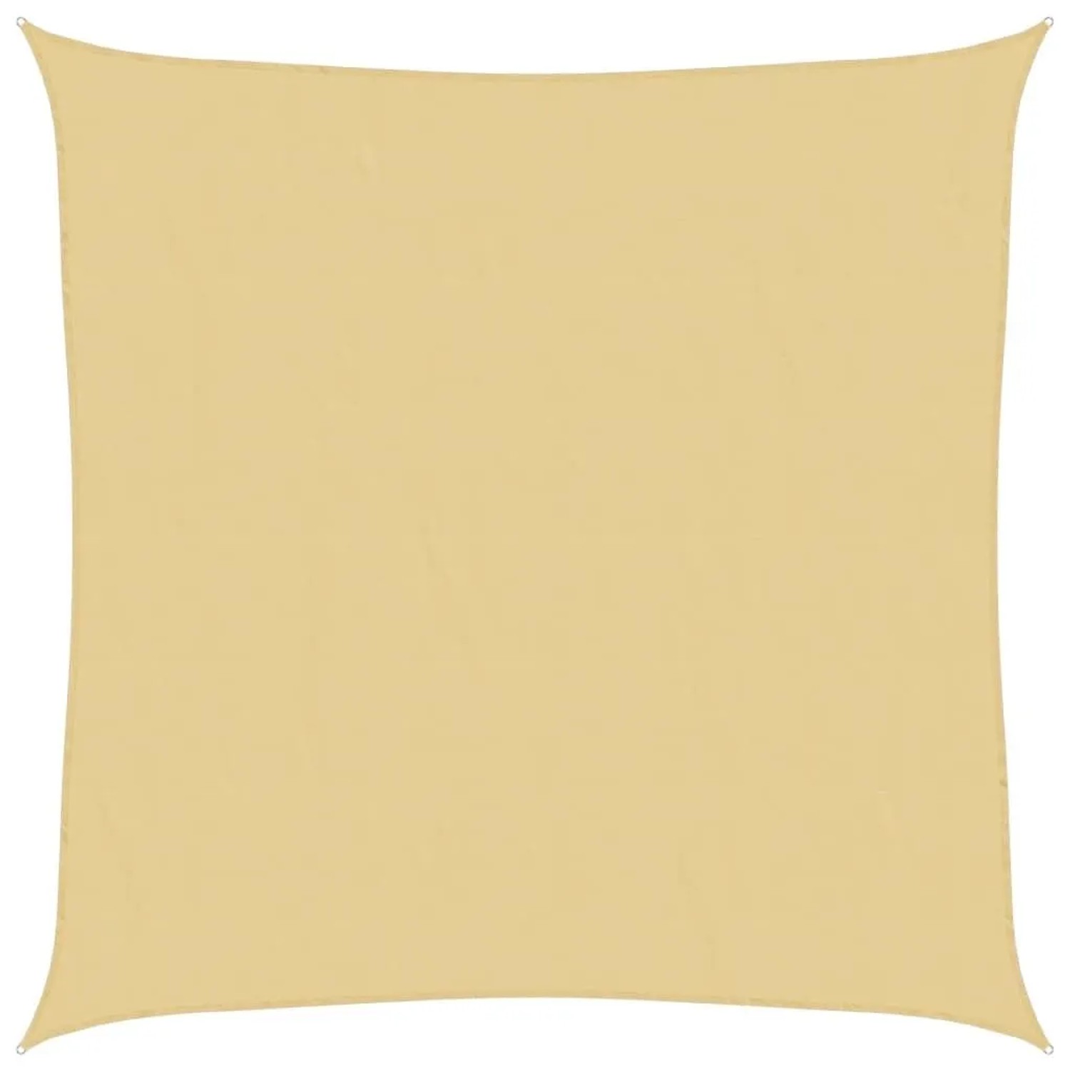 vidaXL Sonnensegel Sandfarbe 3x3 m 100% Polyester Oxford 4000410 günstig online kaufen