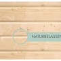 Detailaufnahme der naturbelassenen Holzfassade des Karibu Gartenhauses Tessin 2.