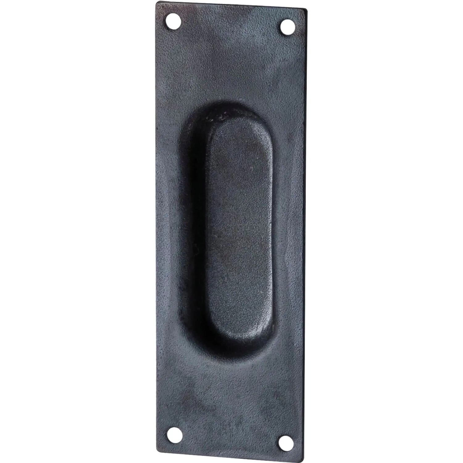 Halcö Schiebetürmuschel 40x120 mm Gerade Schwarzstahl