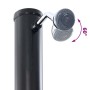 vidaXL Außen Solardusche Schwarz 217 cm PVC und Aluminium 42003408_10