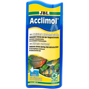 JBL Acclimol Wasseraufbereiter 250ml für Süßwasser-Aquarien. Reduziert Stress und stärkt die Abwehrkräfte.