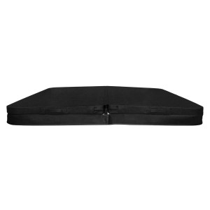 Schwarze Monstershop Whirlpool Abdeckung, 2.1m, faltbar und isoliert.