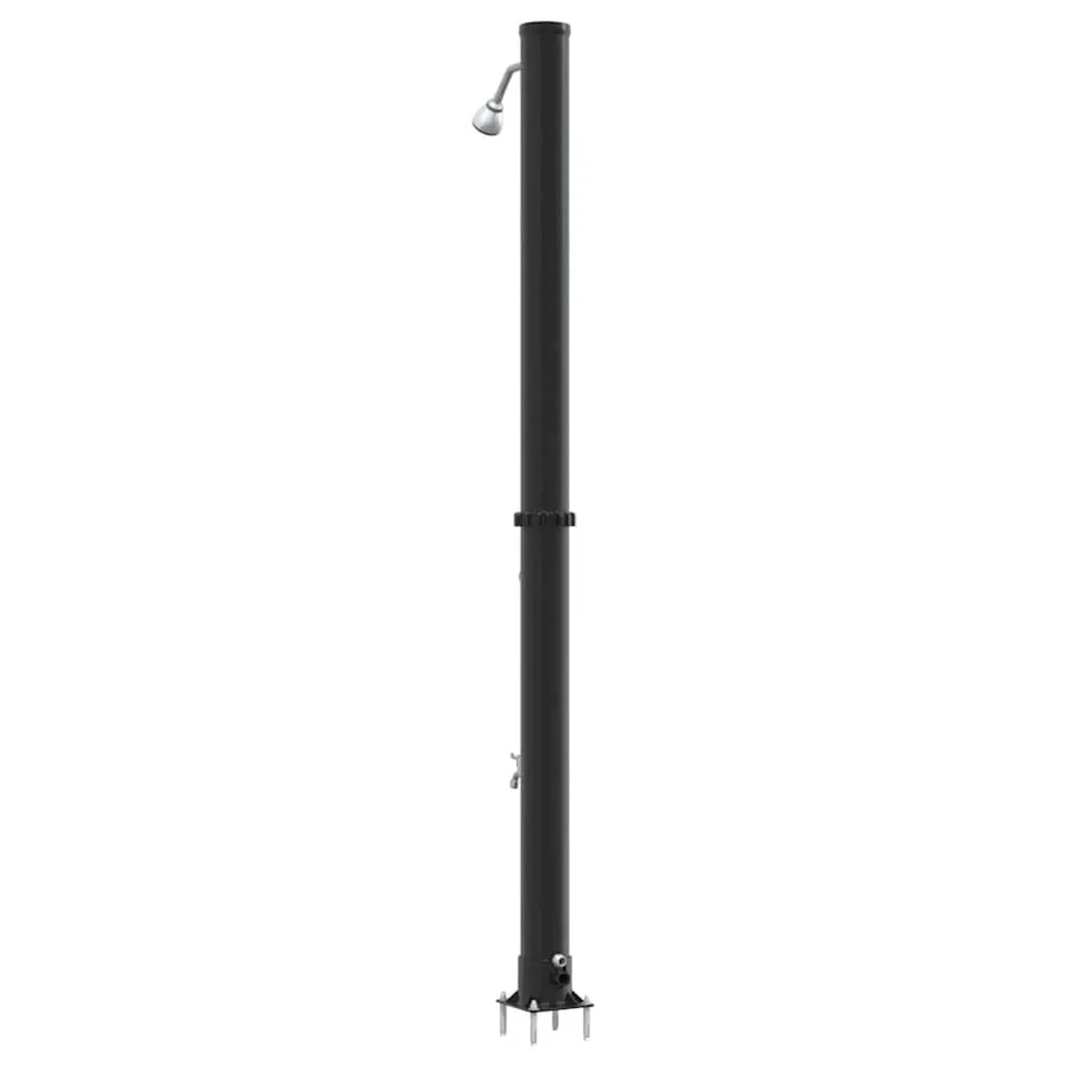vidaXL Außen Solardusche Schwarz 217 cm PVC und Aluminium 42003408_7