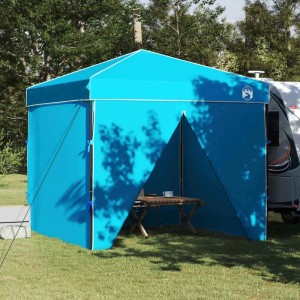vidaXL Pavillon-Zelt Blau 243 x 243 x 251 cm Stoff 42007380