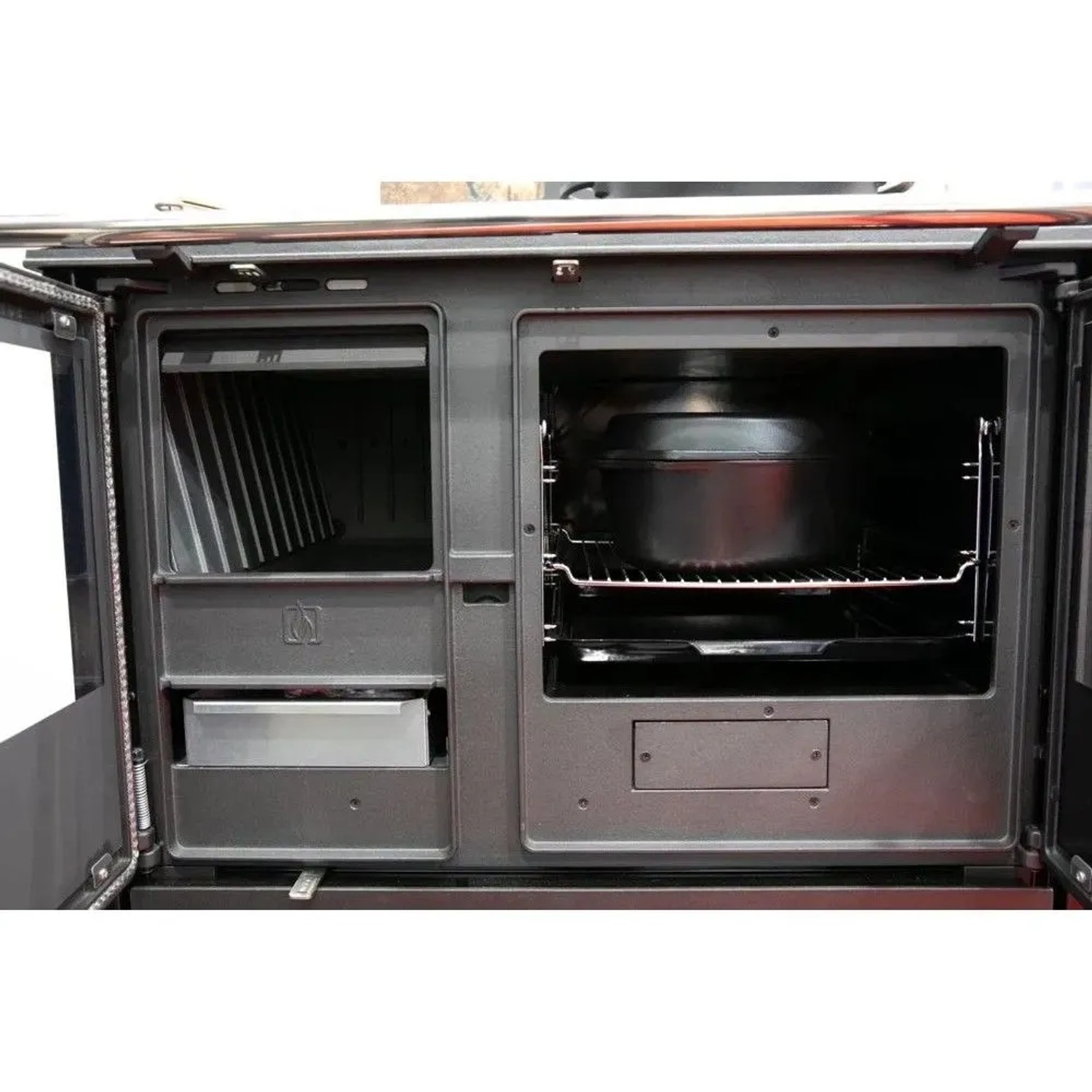 Plamen Küchenofen Holzherd Modell 910 Weiß mit 9 kW_4