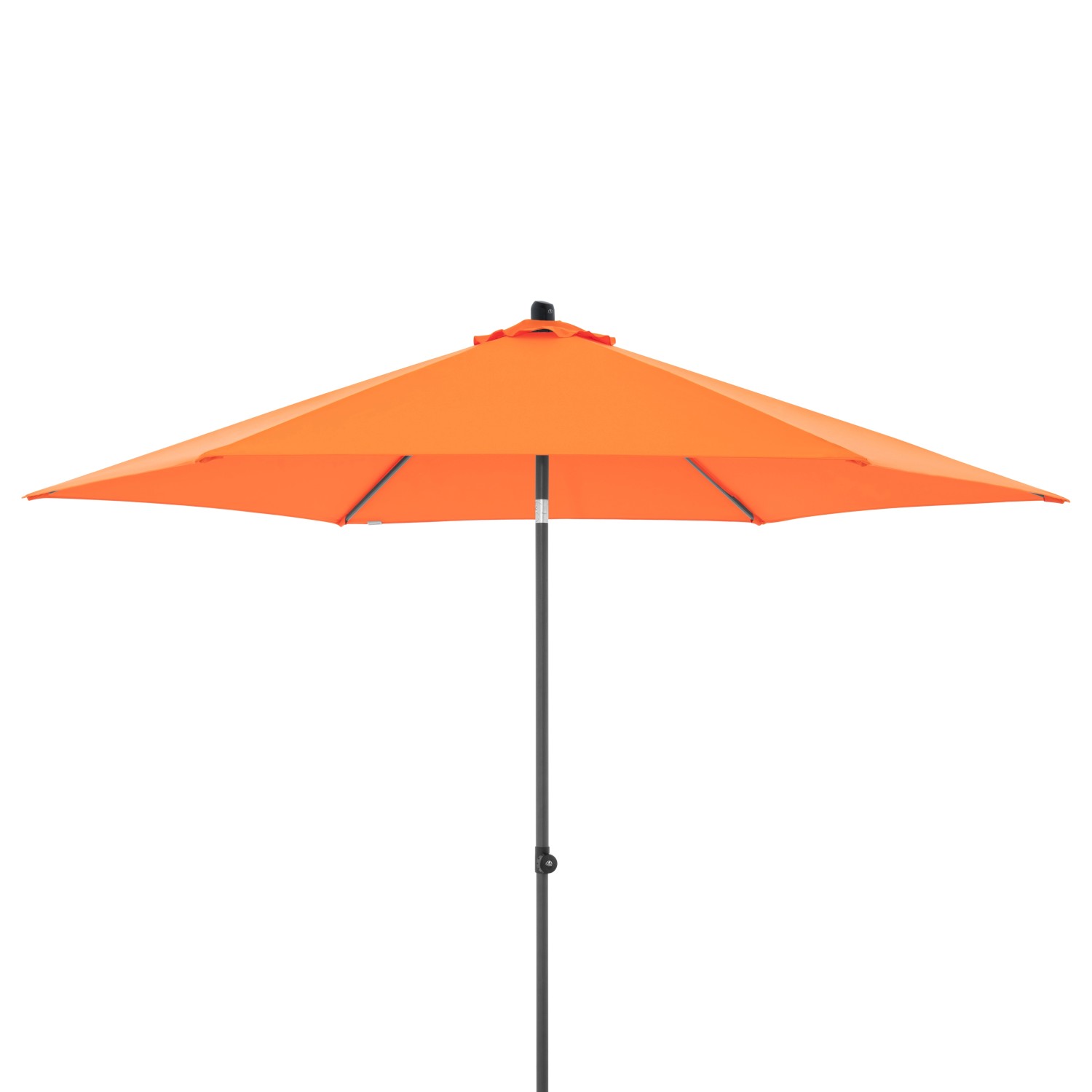 Doppler Mittelmastschirm myZone Push Up ca. 300 cm Orange 6-teilig günstig online kaufen