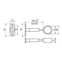 SOTECH Kleiderstangenhalter Rund Ø25 mm_4