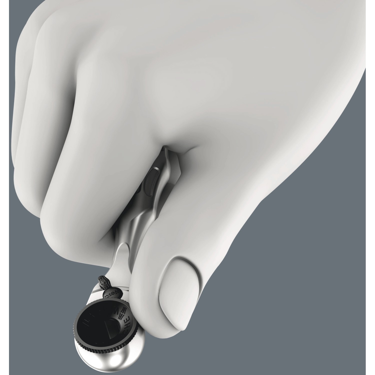 Hand hält Wera Bicycle Set 3 Ratsche. Ideal für Fahrradreparaturen & Montage.