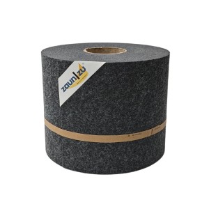 Rolle zaunzu Design Vlies Sichtschutz in Anthrazit, 26m für Doppelstabmattenzäune.